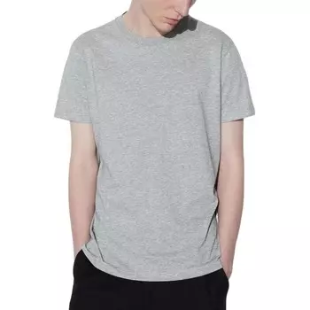 Футболка унисекс серая Uniqlo, серый
