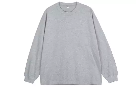 Футболка унисекс серая Uniqlo, серый