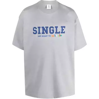 Футболка унисекс серая Vetements, серый