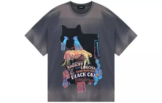 Футболка унисекс серая We11Done, серый