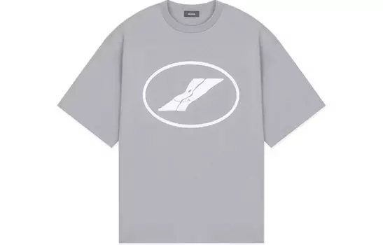 Футболка унисекс серые WE11DONE, серый