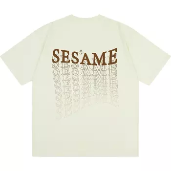 Футболка унисекс SESAME STREET, Apricot