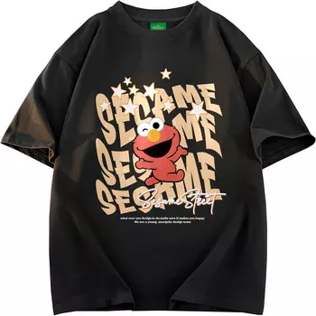 Футболка унисекс Sesame Street, белый