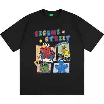 Футболка унисекс Sesame Street, белый