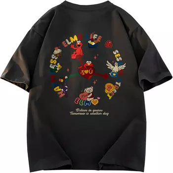 Футболка унисекс Sesame Street, белый