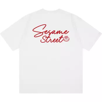 Футболка унисекс Sesame Street, белый