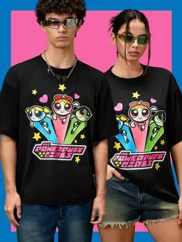 Футболка унисекс Shein, черный