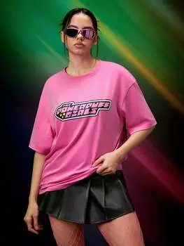 Футболка унисекс Shein, розовый