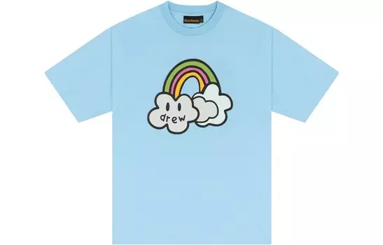 Футболка унисекс синяя Drew House, синий