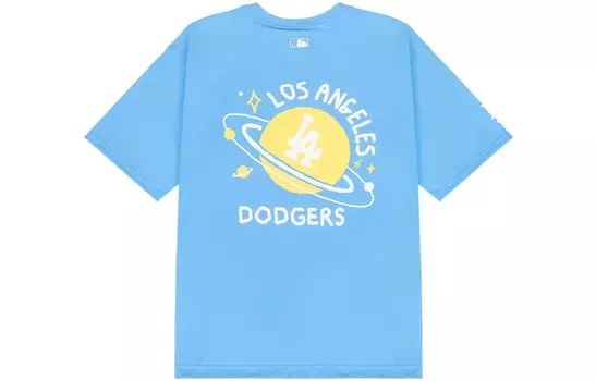 Футболка унисекс синяя Mlb, синий