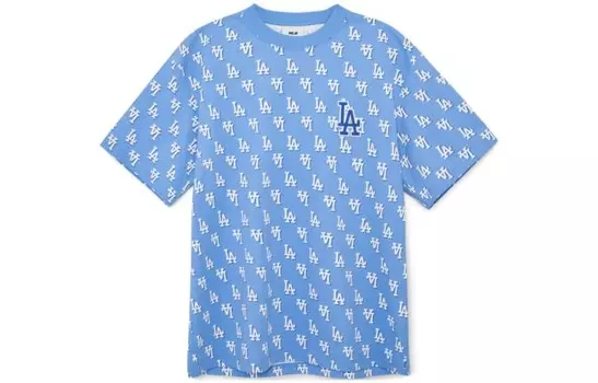 Футболка унисекс синяя Mlb, синий