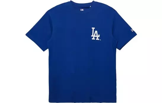 Футболка унисекс синяя New Era, синий