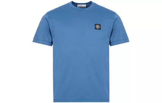Футболка унисекс синяя Stone Island, синий