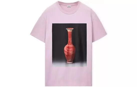 Футболка унисекс сиреневая Loewe, светло-фиолетовый