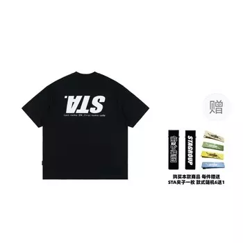 Футболка унисекс Sta, черный