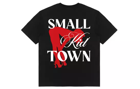 Футболка унисекс Stk Small Town Kid, черный