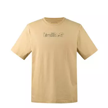 Футболка унисекс Stone Brown Коричневый The North Face, коричневый