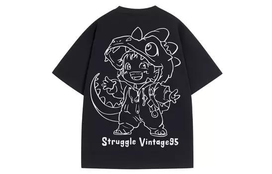 Футболка унисекс Struggle vintage95, Серо-коричневый