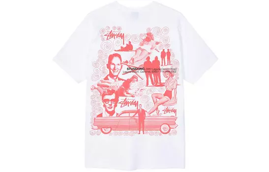 Футболка унисекс Stussy, белый
