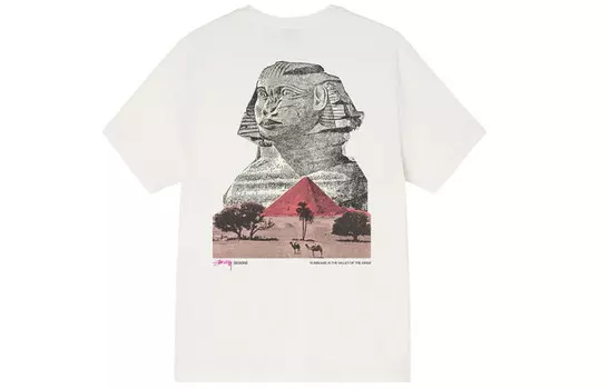 Футболка унисекс Stussy, фиолетовый