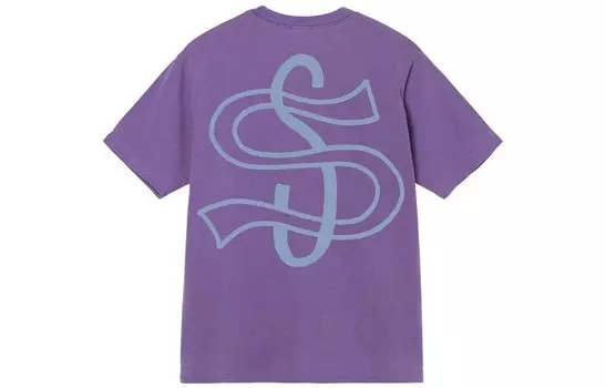 Футболка унисекс Stussy, фиолетовый