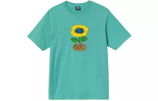 Футболка унисекс Stussy, зеленый