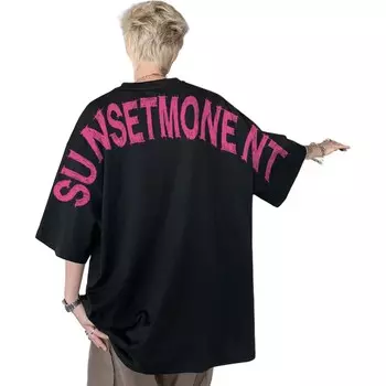 Футболка унисекс Sunsetmonent, черный