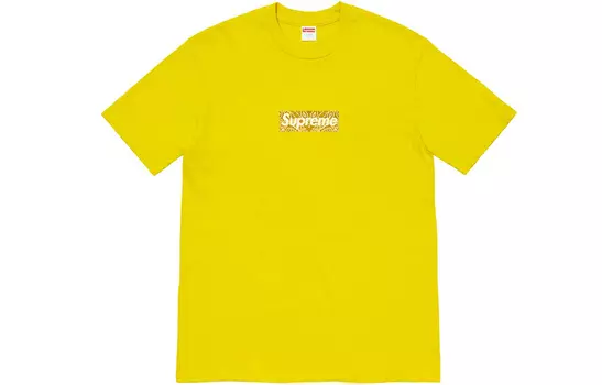 Футболка унисекс Supreme, желтый