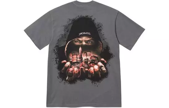 Футболка унисекс Supreme, серый