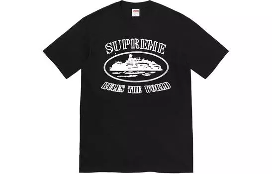 Футболка унисекс Corteiz X Supreme, черный