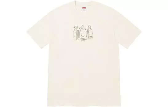 Футболка унисекс Supreme, цвет Beige/Natural