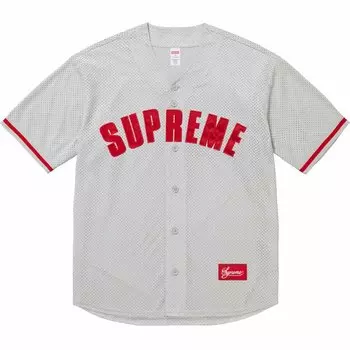 Футболка Supreme Ultrasuede Mesh, синий / серый