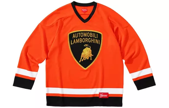 Футболка Automobili Lamborghini x Supreme, черный / желтый