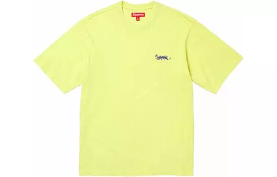 Футболка Supreme Washed Tag, синий