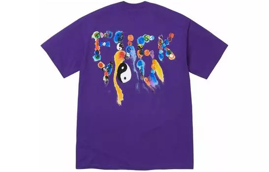 Футболка Supreme Yin Yang с принтом, белый