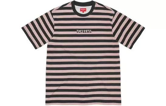 Футболка Supreme Reverse Stripe, синий / красный