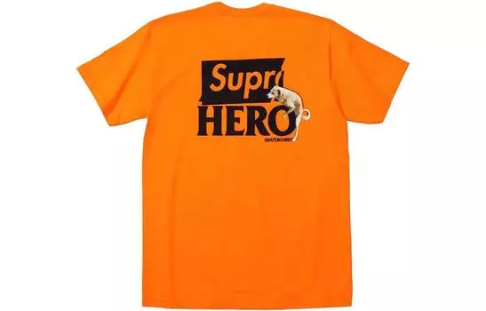 Футболка Supreme Antihero Dog, оранжевый