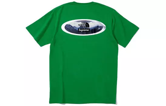 Футболка Supreme The North Face Mountains, черный
