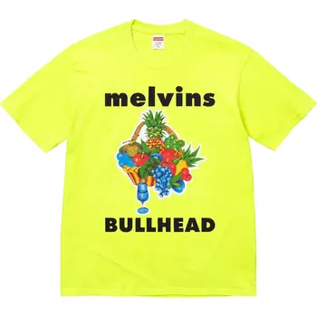 Футболка Supreme Melvins Bullhead, желтый