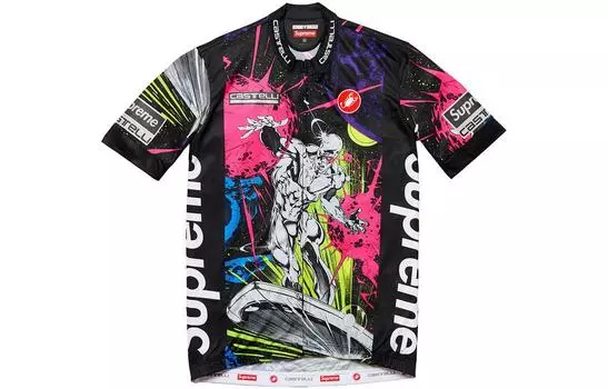 Футболка Supreme Castelli Silver Surfer Cycling, черный