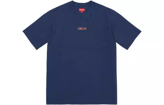 Футболка Supreme Oval с логотипом, черный