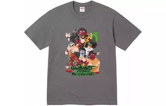 Футболка унисекс Supreme, цвет Charcoal