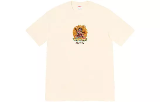 Футболка унисекс Supreme, слоновая кость