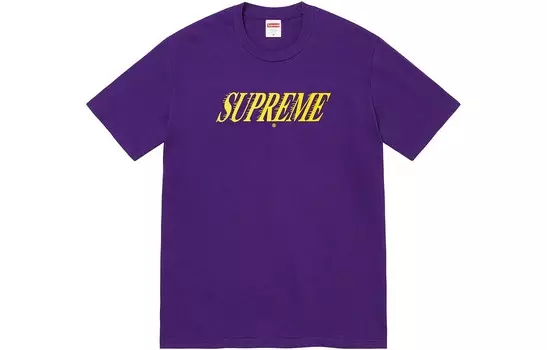 Футболка унисекс Supreme, фиолетовый