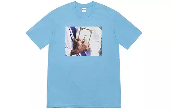 Футболка унисекс Supreme, голубой