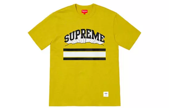 Футболка унисекс Supreme, горчичный