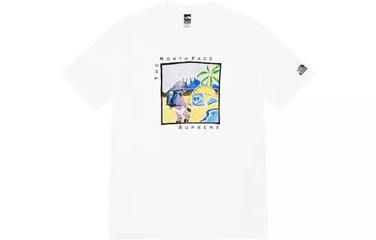 Футболка унисекс Supreme The North Face, розовый