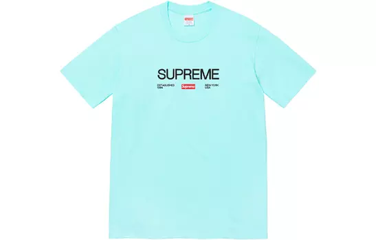 Футболка унисекс Supreme, голубой