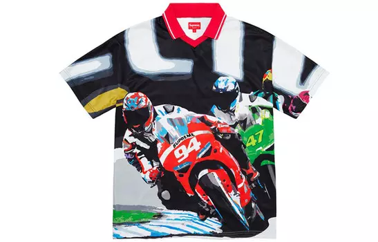 Футболка унисекс Supreme, красный