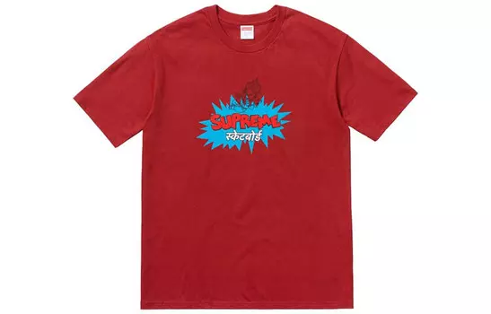Футболка унисекс Supreme, красный